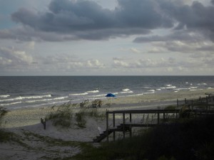 View of beach at St. George Island