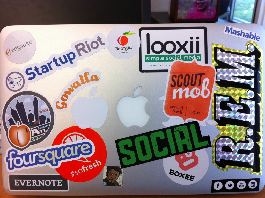 Scoutmob on the laptop