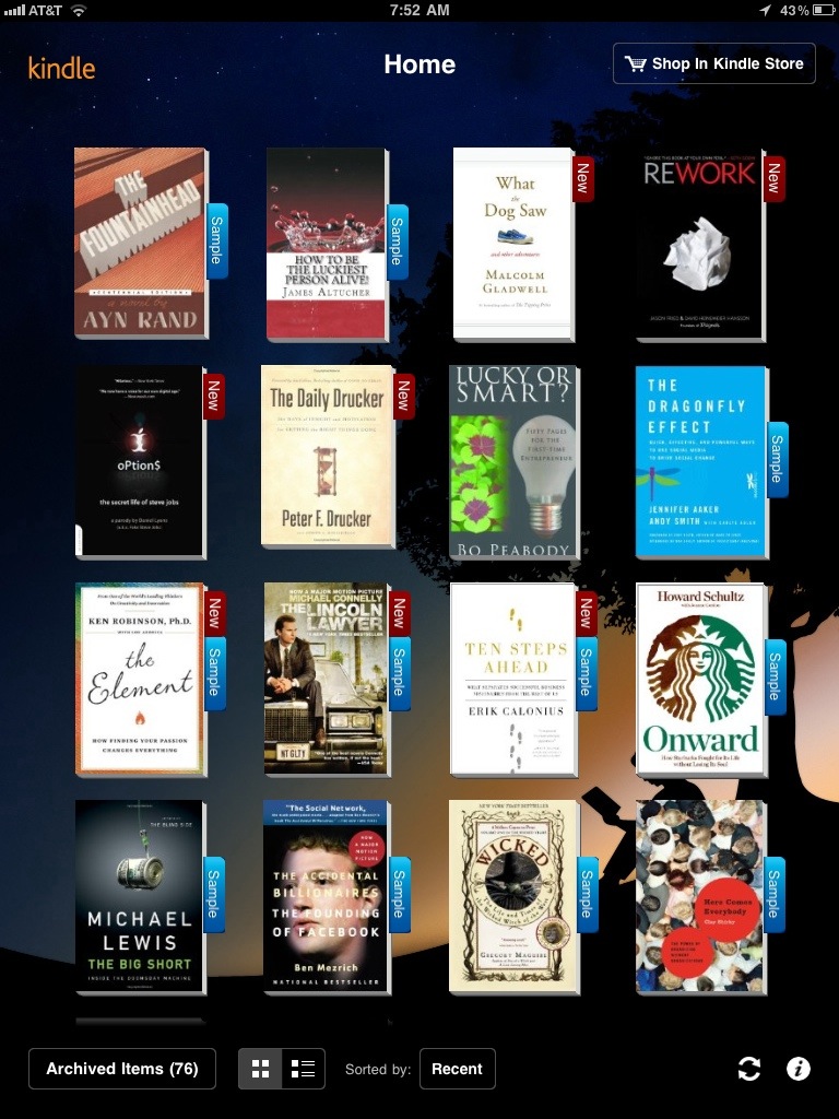 Books I'm currently reading