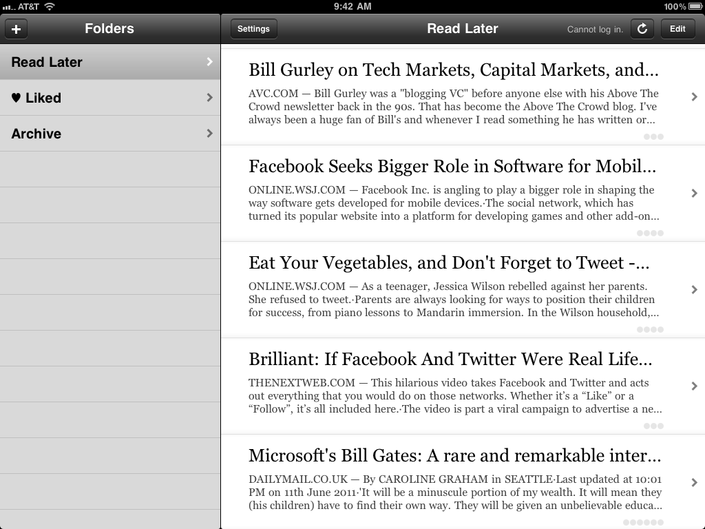 instapaper send to email